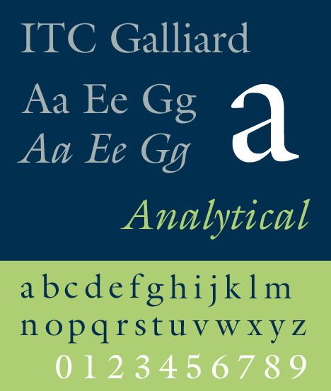 Galliard (typeface)
