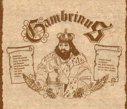 Gambrinus The Legend of King Gambrinus The Beer King