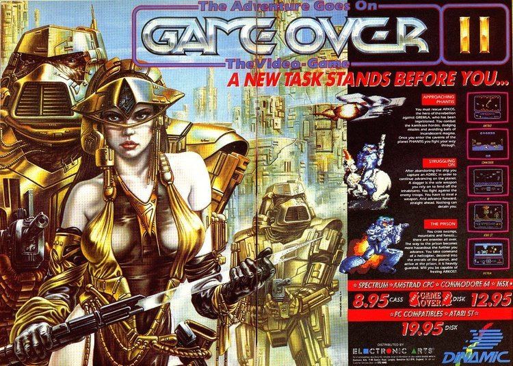 Game Over II Phantis Game Over II Dinamic 1987 Spectrum zone