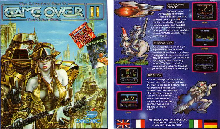 Game Over II Phantis Game Over II Dinamic 1987 C64 zone