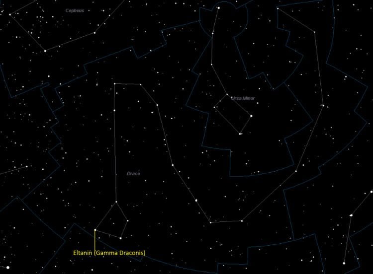 Gamma Draconis Eltanin Gamma Draconis HD164058 HIP87833 HR6705 Universe Guide