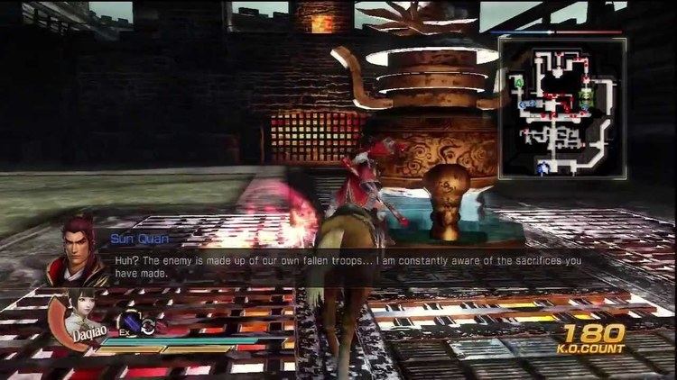 Gan Ji Dynasty Warriors 8 Wu Part 5 Defeat Gan Ji PS3 How to save