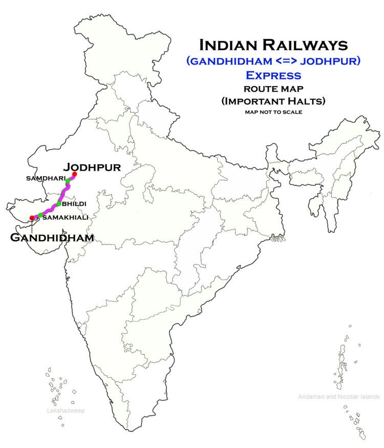 Gandhidham Jodhpur Express