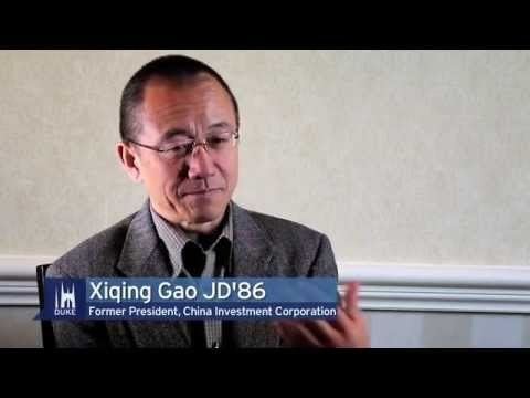 Gao Xiqing Duke University Alumni Gao Xiqing JD86 YouTube