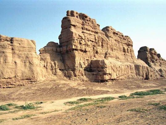 Gaochang Ancient City of Gaochang Turpan Sightseeing Attractions for Tourist