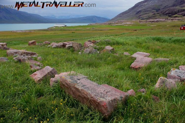 Garðar, Greenland The ruins of Garar in Igaliku Greenland Metal Traveller