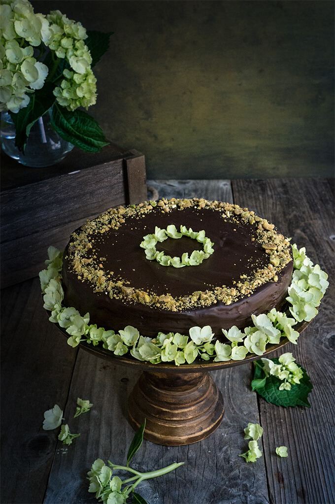 Garash cake Garash cake walnut meringue dark chocolate cream Viktoria39s Table