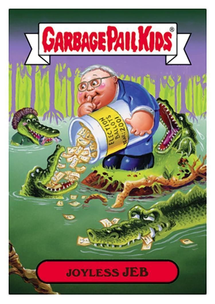 Garbage Pail Kids Presidential candidates made into 39Garbage Pail Kids39 cards NY