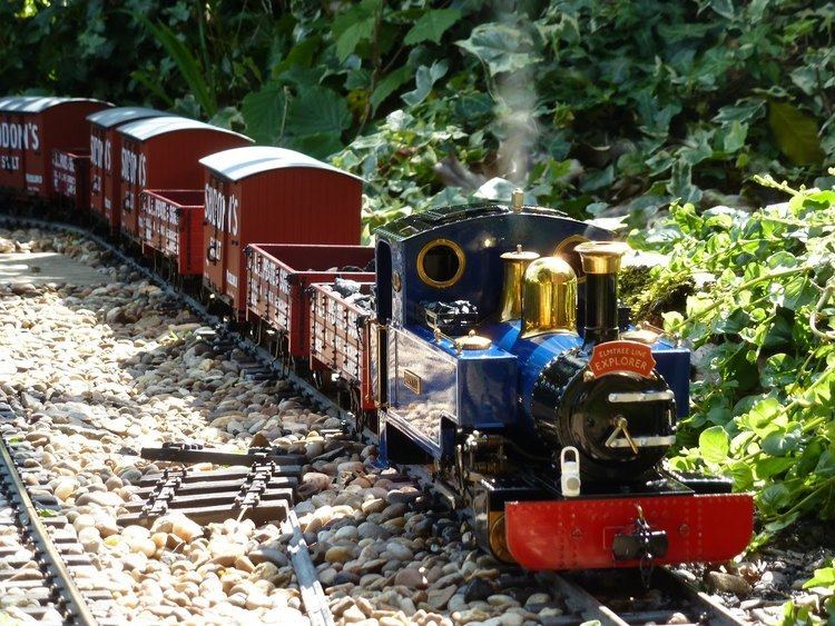 Garden railway G Scale Live Steam Garden Railway Fun YouTube