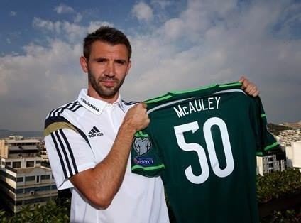 Gareth McAuley Gareth McAuley wins 50th Cap Clan MacAulay