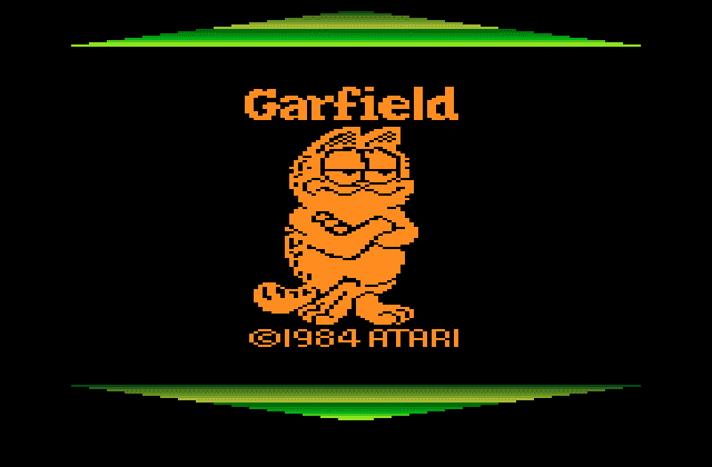 Garfield (Atari game) AtariAge Atari 2600 Screenshots Garfield Atari