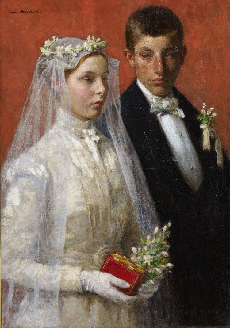 Gari Melchers The Marriage being human
