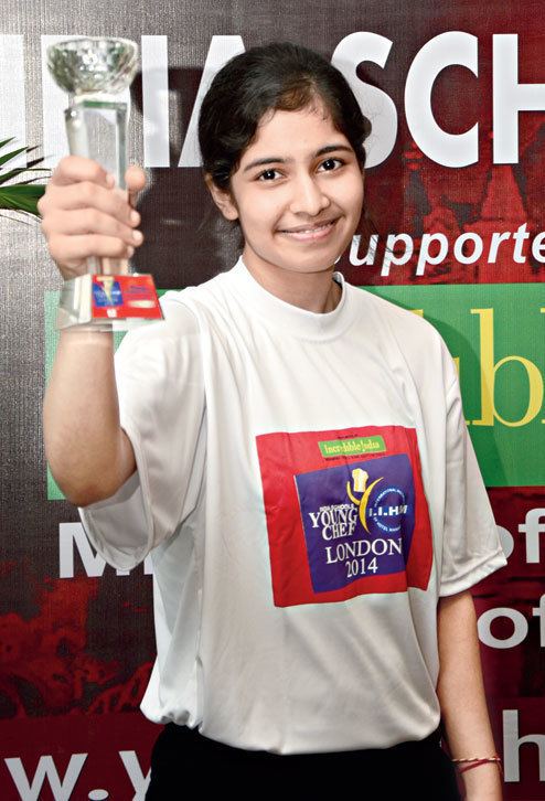 Garima Poddar It39s an allgirl show at the London finale of IIHM Young Chef India