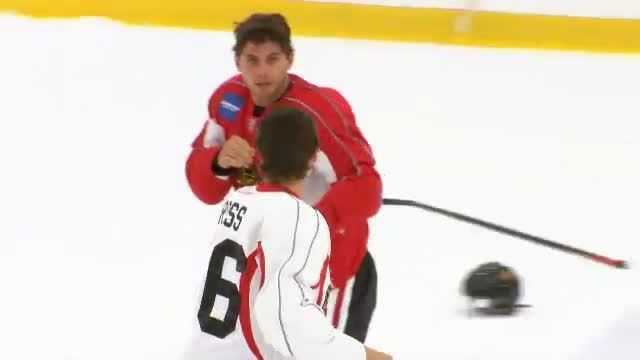 Garret Ross RossMartin fight Video NHL VideoCenter Chicago Blackhawks