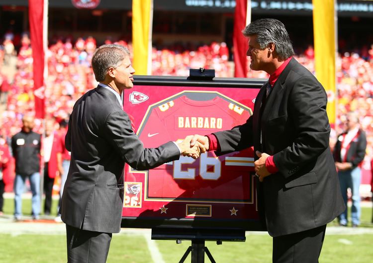 Gary Barbaro Kansas City Chiefs Hall of fame Inductee ceremony for