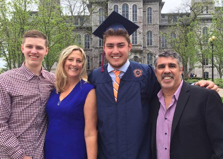 Gary Dell'Abate Stern producer Baba Booey celebrates sons graduation at Syracuse