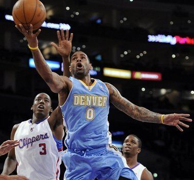 Gary Forbes Gary Forbes former UMass star makes Denver Nuggets NBA opening day