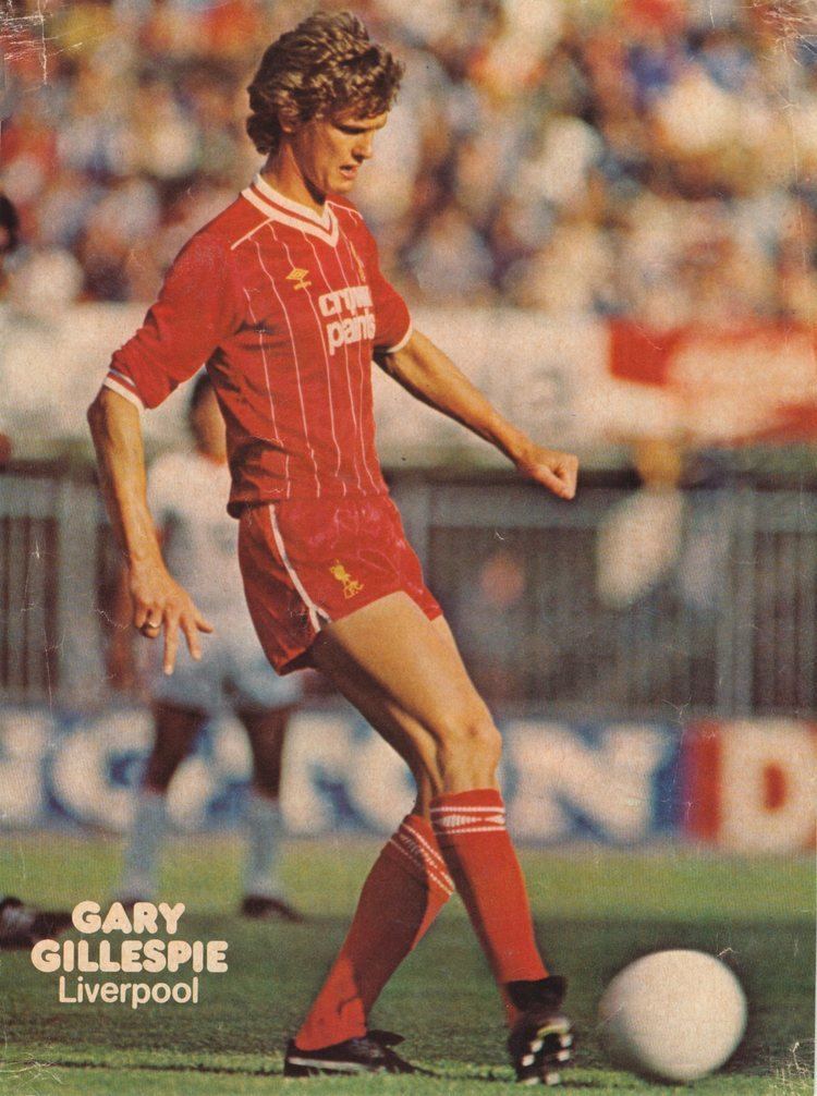 Gary Gillespie Liverpool career stats for Gary Gillespie LFChistory Stats