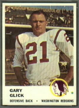 Gary Glick wwwfootballcardgallerycom1961Fleer114GaryGl