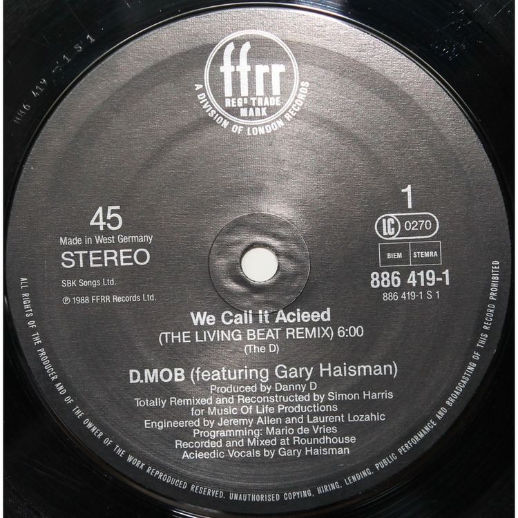 Gary Haisman We call it acieed remix by DMob Featuring Gary Haisman 12inch