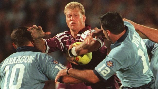 Gary Larson (rugby league) Gary Larson Brent Tate reflect on the brutal toll of rugby league