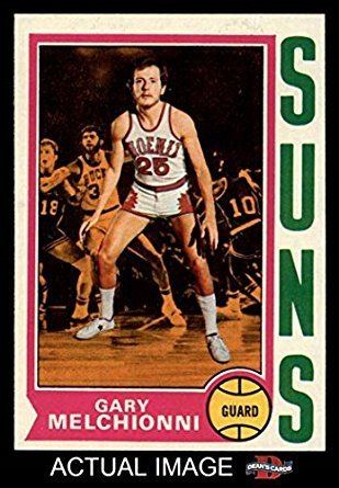 Gary Melchionni Amazoncom 1974 Topps 71 Gary Melchionni Phoenix Suns Basketball