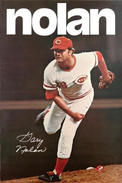 Gary Nolan (baseball) GARY NOLAN 1972 CINCINNATI REDS X 7 B 1995