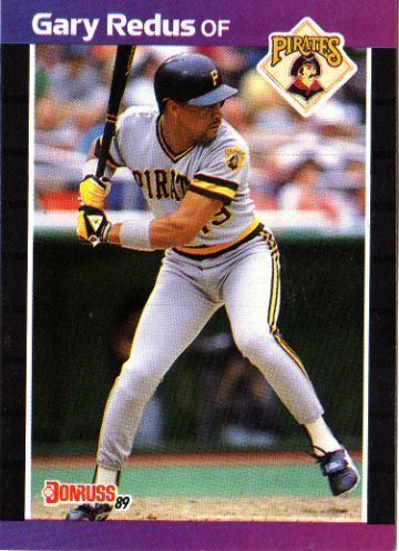 Gary Redus PITTSBURGH PIRATES Gary Redus 605 DONRUSS 1989 MLB