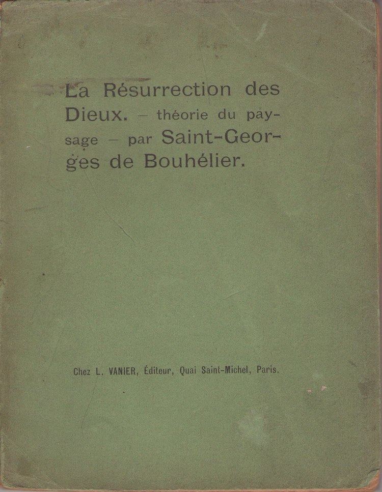 Gaston de Pawlowski LIVRENBLOG SaintGeorges de Bouhlier Petit Bon Dieu