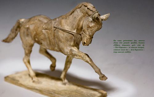 Gaston d'Illiers Mon cheval me dit Sculptures de chevaux par Gaston d39Illiers