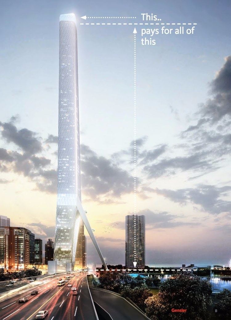 Gateway Tower (Chicago) CHICAGO Gateway Tower 610m Design Unveiled for Site of Cancelled