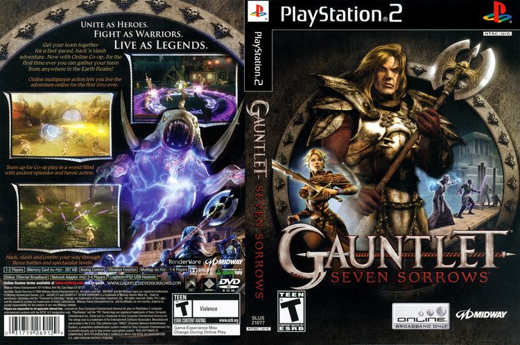 Gauntlet: Seven Sorrows Gauntlet Seven Sorrows Cover Download Sony Playstation 2 Covers