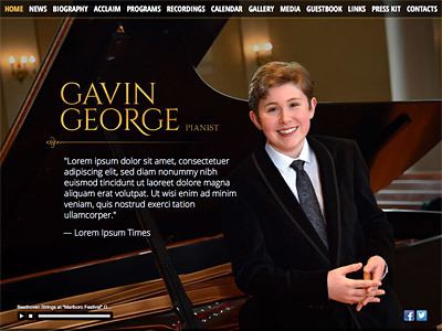 Gavin George Gavin George Pianist