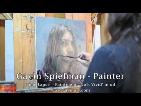 Gavin Spielman Portrait Oil Painting Demonstration by Gavin Spielman Fine Artist