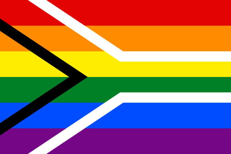 Gay pride flag of South Africa