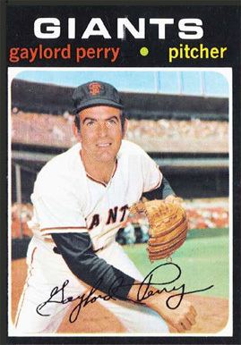 Gaylord Perry 1971 Topps Gaylord Perry 140 Baseball Card Value Price Guide