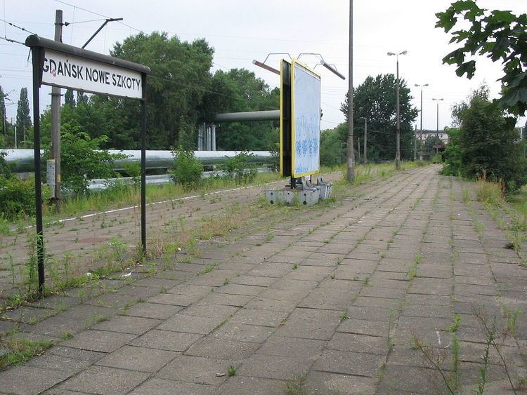 Gdańsk Nowe Szkoty railway station