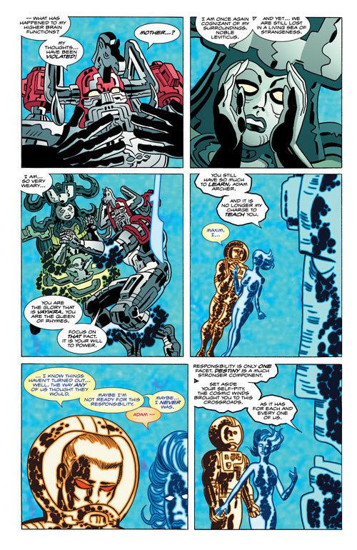 Gødland Joe Casey Discusses GDLAND His Cosmic Superhero Epic Comic Book
