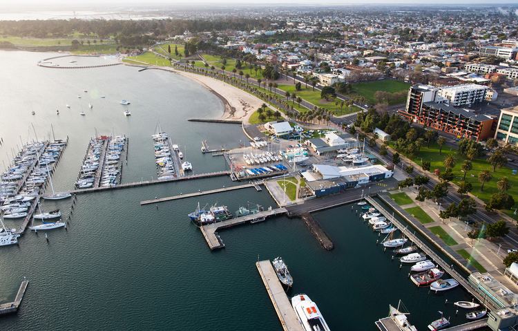 Geelong Waterfront CineFly Drone UAV Aerial Geelong Waterfront CineFly