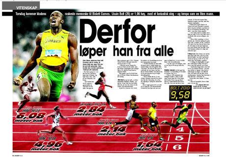Geir Moen Derfor lper Usain Bolt fra alle VG