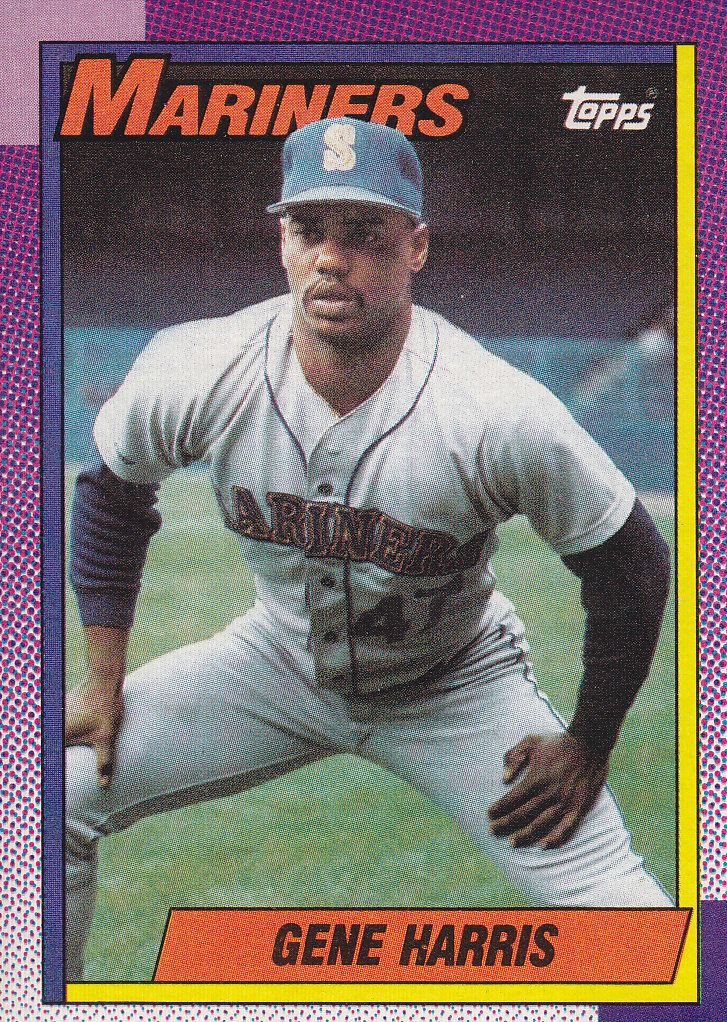 Gene Harris (baseball) Gene Harris 1990 Topps Smeds Baseball Card Blog
