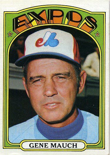 Gene Mauch 276 Gene Mauch Montreal Expos Baseball Cards