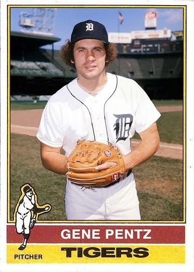 Gene Pentz WHEN TOPPS HAD BASEBALLS MISSING IN ACTION 1976 GENE PENTZ