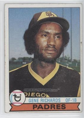 Gene Richards (baseball) The Padres Chargers Illini Blog 1978 Padres Gene Richards