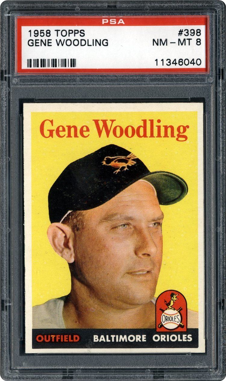 Gene Woodling 1958 Topps Gene Woodling PSA CardFacts