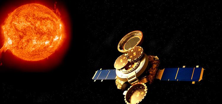 Genesis (spacecraft) Artist Rendering of the Genesis Spacecraft with Sun