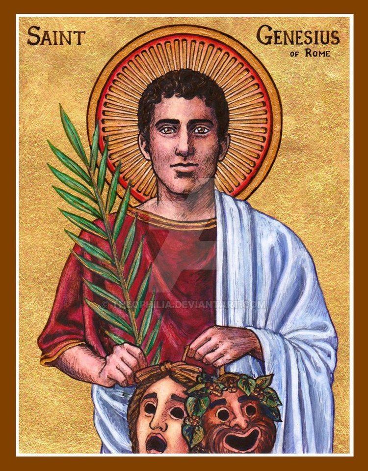 Genesius of Rome St Genesius of Rome icon by Theophilia on DeviantArt