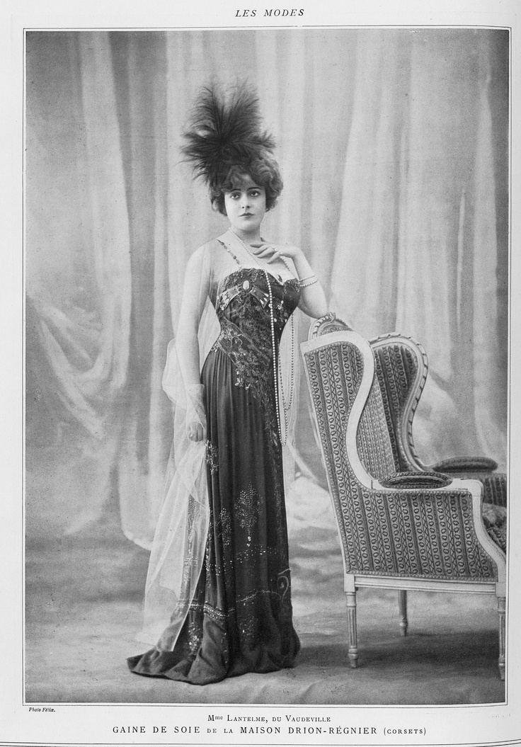 Genevieve Lantelme Ginette Genevieve Lantelme in Les Modes June 1910
