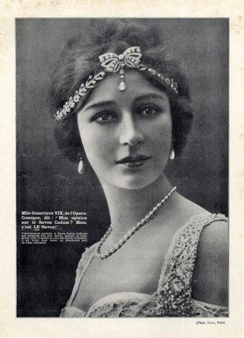 Geneviève Vix Cadum Cosmetics 1914 Genevieve Vix BELLE EPOQUE VICTORIAN