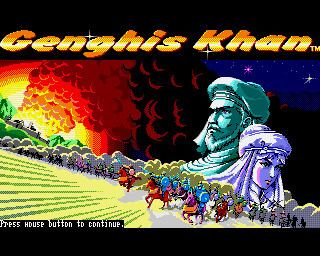 Genghis Khan (video game) Genghis Khan ROM lt Amiga ROMs Emuparadise